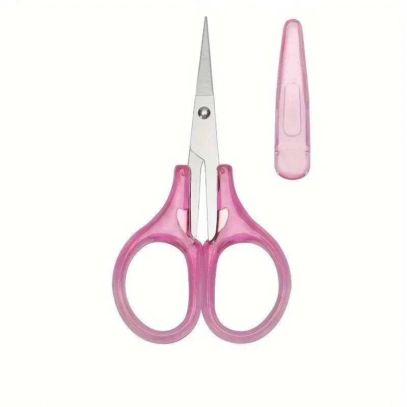 1pc Compact Precision Craft Scissors Sharp Stainless Steel Blades with
