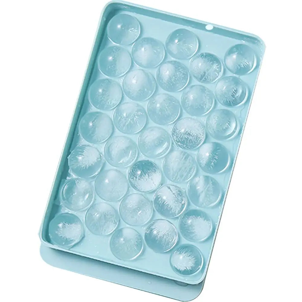 Mini Ice Cube Trays  Tiny Ice Cube Tray with Lid for Freezer, Round
