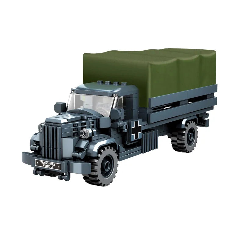 WW2 Military Army Soldiers World War 2 Tank Armored Vehicle Model