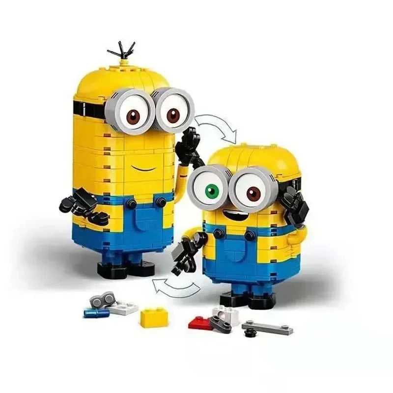 Hot Toys Despicable Me Mini Cute Play Puzzle Built Minion Building