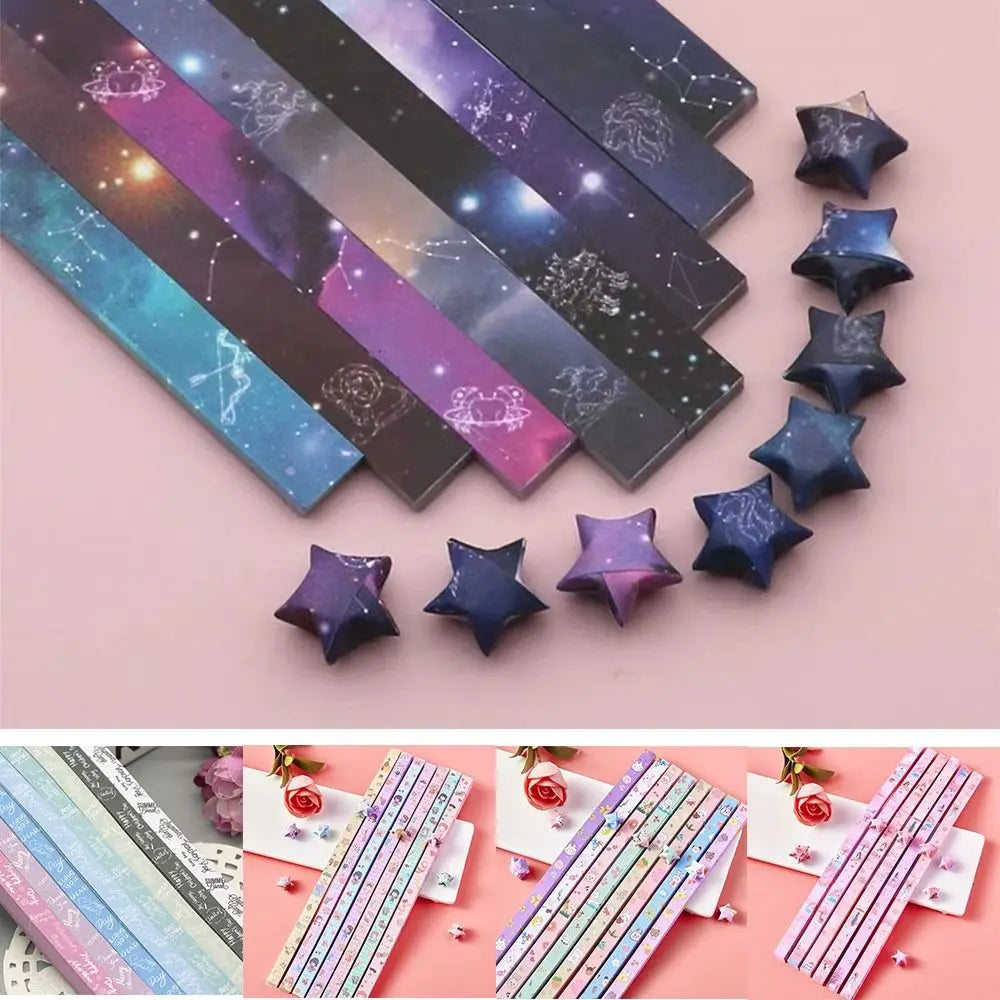 540 Sheets Origami Paper Stars DIY Hand Crafts Origami Lucky Star