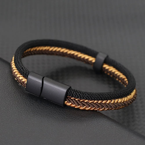 Unique Thread Bracelet Unisex Detachable Magnet Buckle Bangle Outdoor