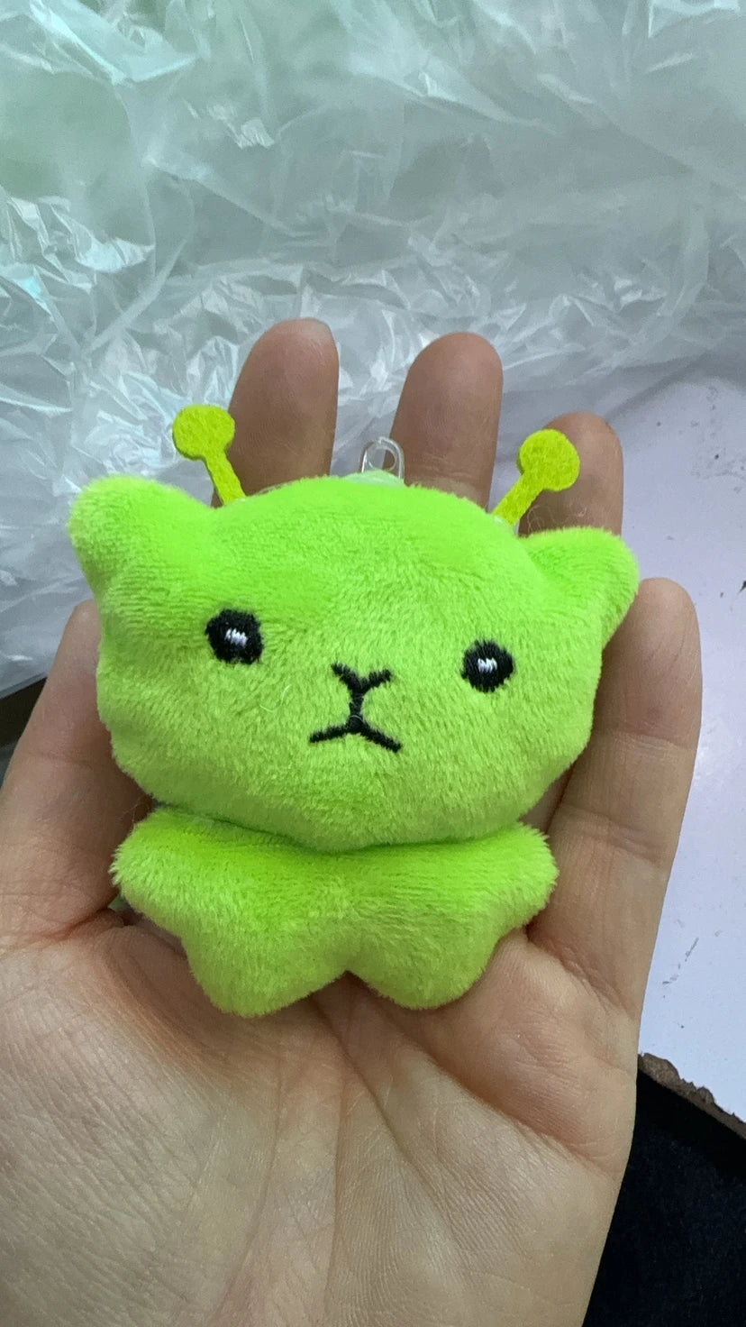 New Mini Alien Cat Invasion Earth Handmade Doll Pendant Super Soft