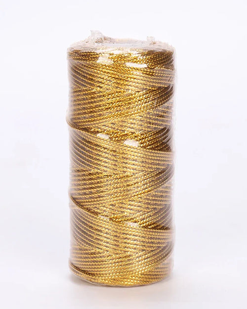 1.5mm 100M Gold Silver Macrame Cord Rope String for Sewing DIY Rope