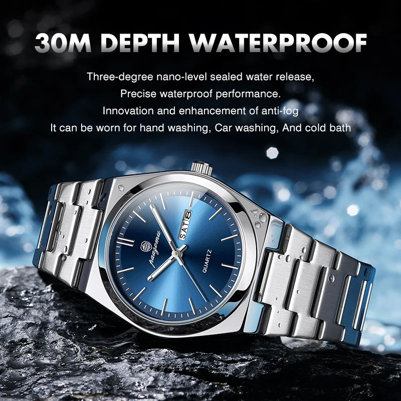 PAAZOMU Luxury Quartz Man Wristwatch Sport Men Watches Waterproof
