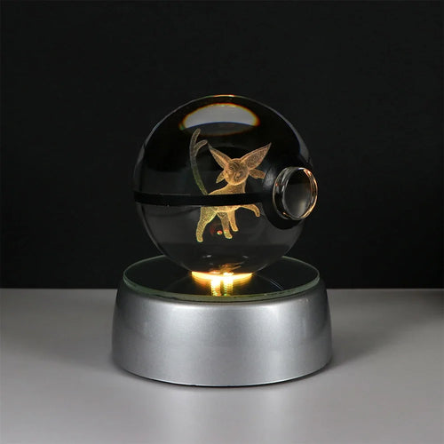 Pokemon Crystal Ball Pikachu Gengar Eevee Mewtwo Lacario Anime Game
