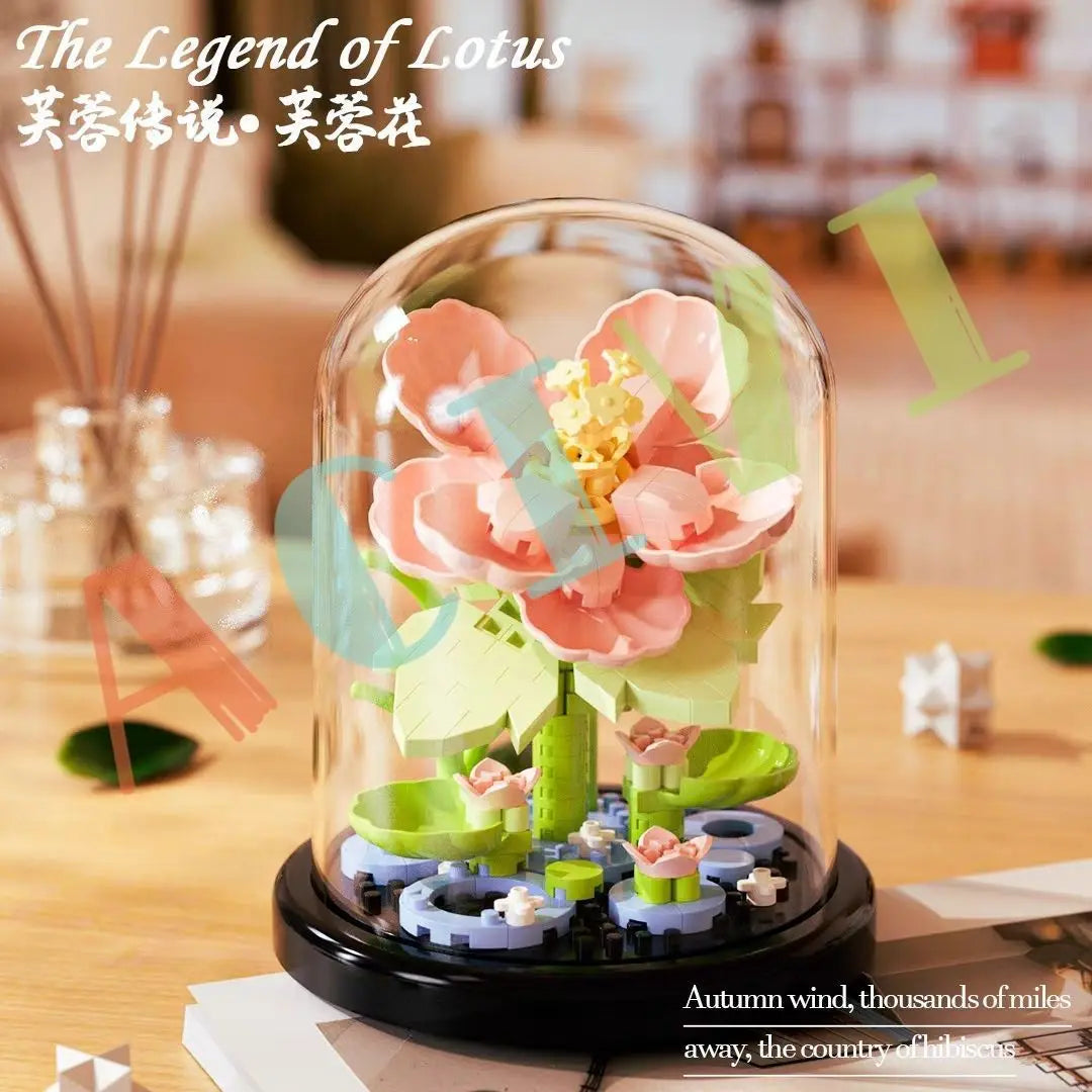 Diy Micro Flower Building Blocks Mini Bricks Particles Eternal Life