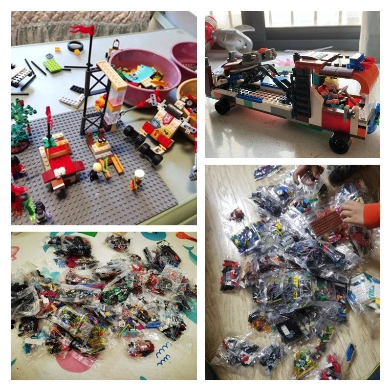 Pieces Building Blocks City DIY Creative Bricks Toys Bulk Random Model