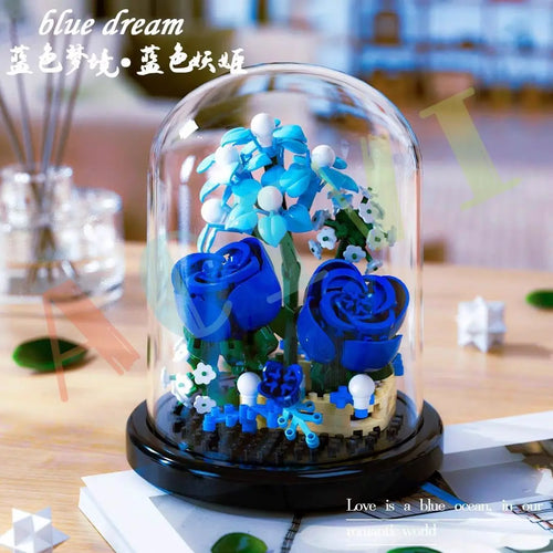 Diy Micro Flower Building Blocks Mini Bricks Particles Eternal Life