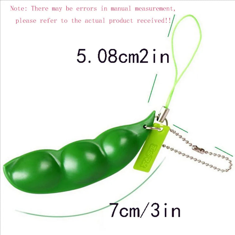 Fidget Toys Pack Decompression Edamame Squishy Squeeze Peas Beans