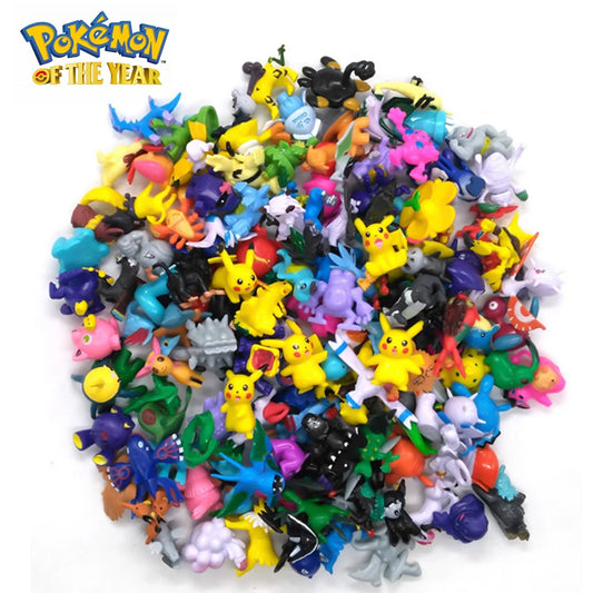 24-144 Pcs Pokemon Action Figure 2-3CM Not Repeating Mini Figures
