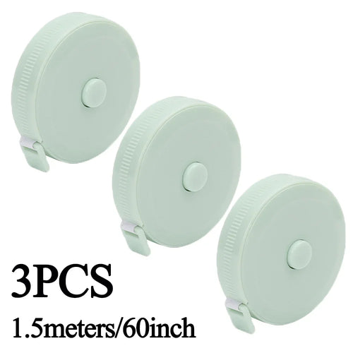 Double Scale Ruler Plastic Roll Tape Mini Tape Measure Accurate