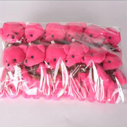 12Pcs/Lot Soft Stuffed Bear Plush Toys Mini Teddy Bear Dolls Toy Small