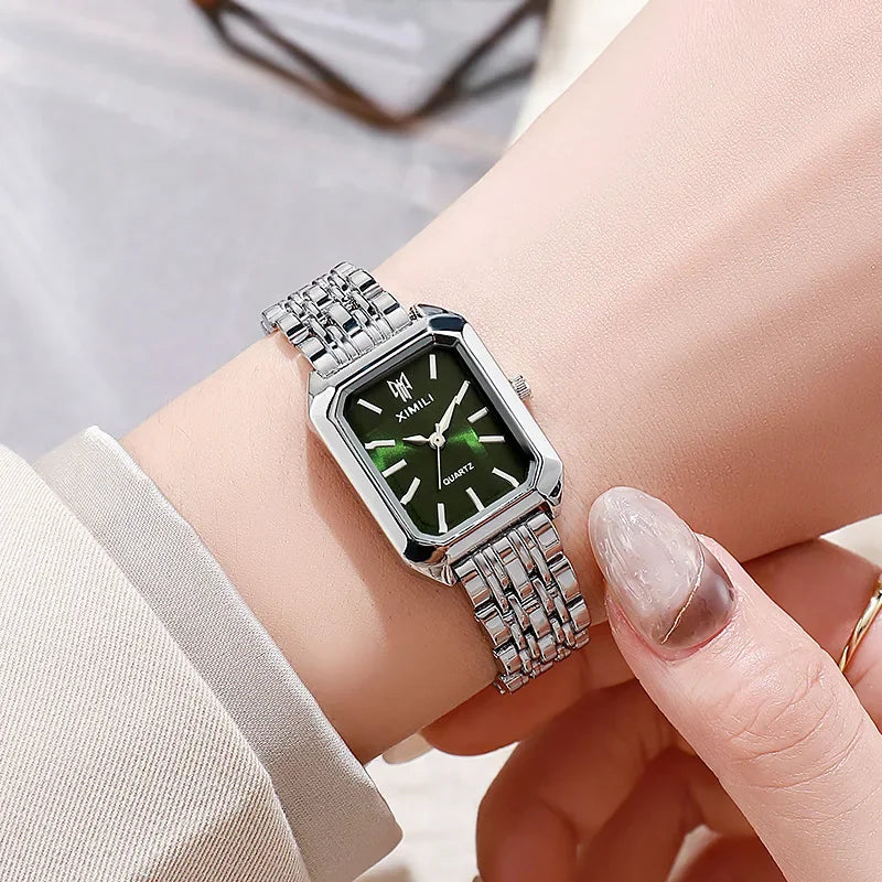 2025 Hot Brand Stainless Steel Strap Watch Women Luxury Gift Quartz