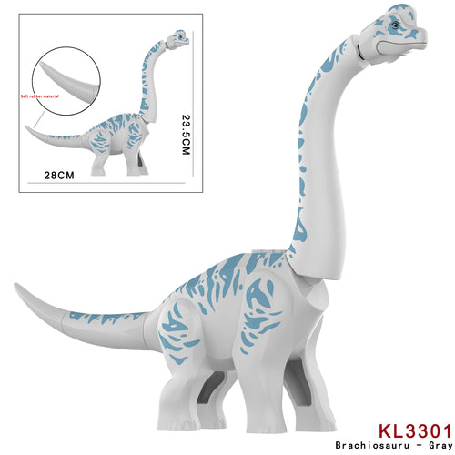 MOC Jurassic Dino Brachiosaurus World Building Kits Bolcks Bricks