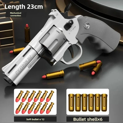 Magnum Zp-5 357 Long Alloy Revolver Soft Bullet Can Be Fired Pistol