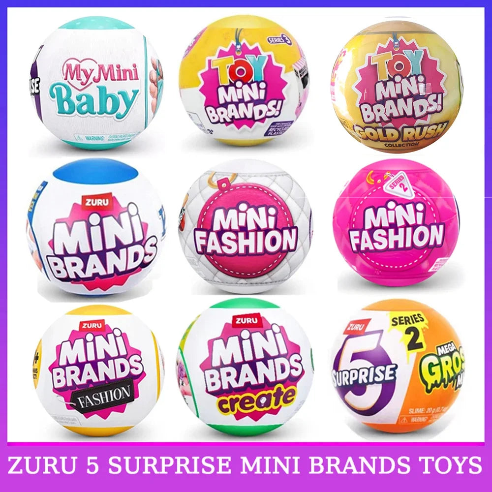 Zuru 5 Surprise Mini Brands Toys Zuru Mystery Blind Box Original