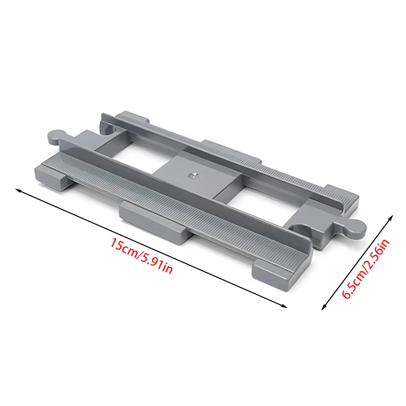 Big Size Building Block Bricks Train Tracks Crossover Parts Switch