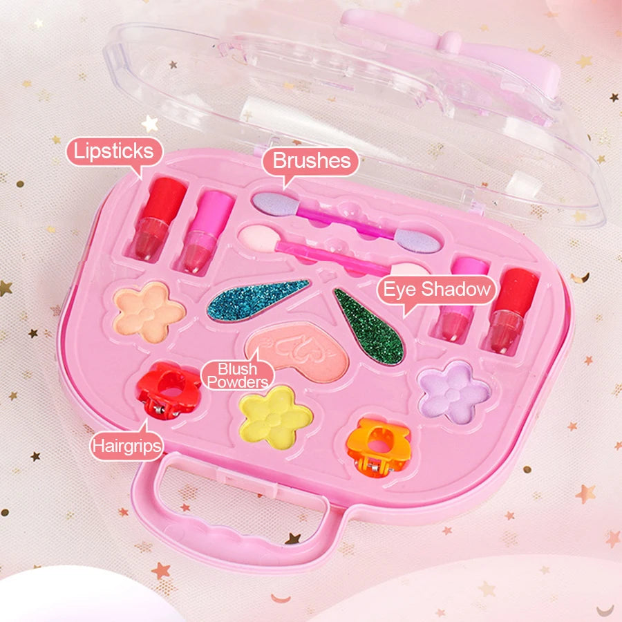 Princess Make Up Box Play House Toy Girls, Eye Shadow Makeup Cosmetics