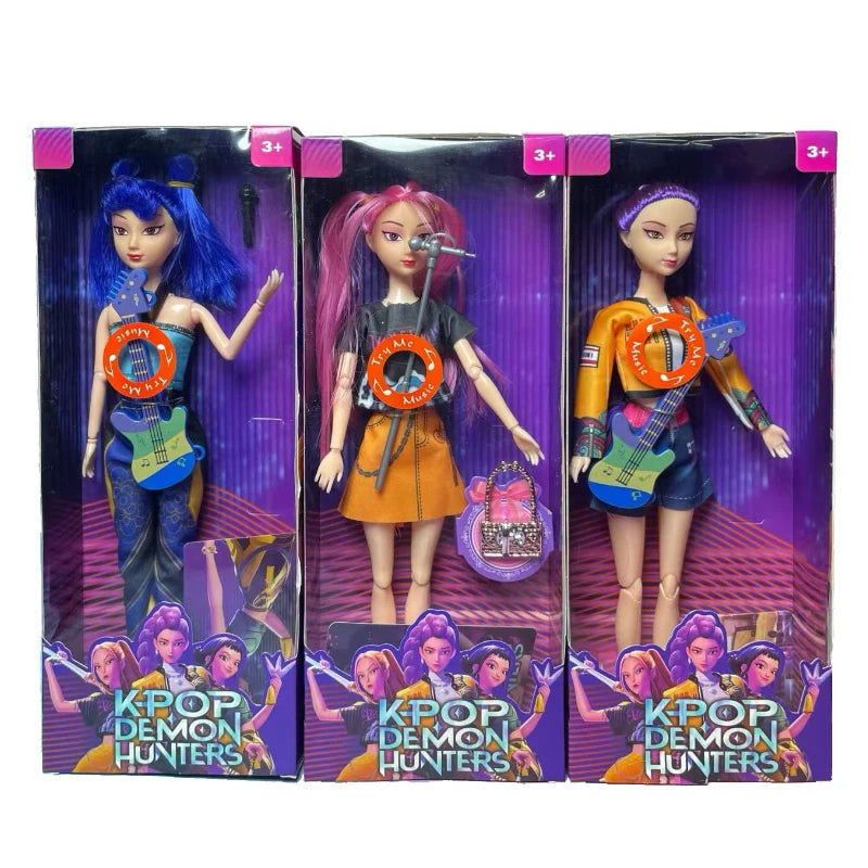 Demon Hunters Kpop Dolls for Girls Princess Rumi Action Figure Toy