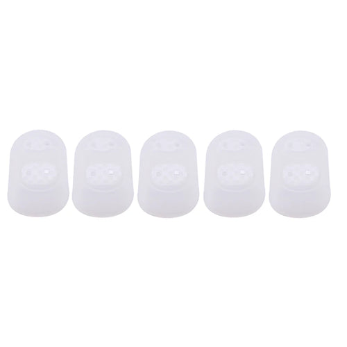 5pcs/Lot Multifunctional Silicone Thimbles Hollowed Out Breathable
