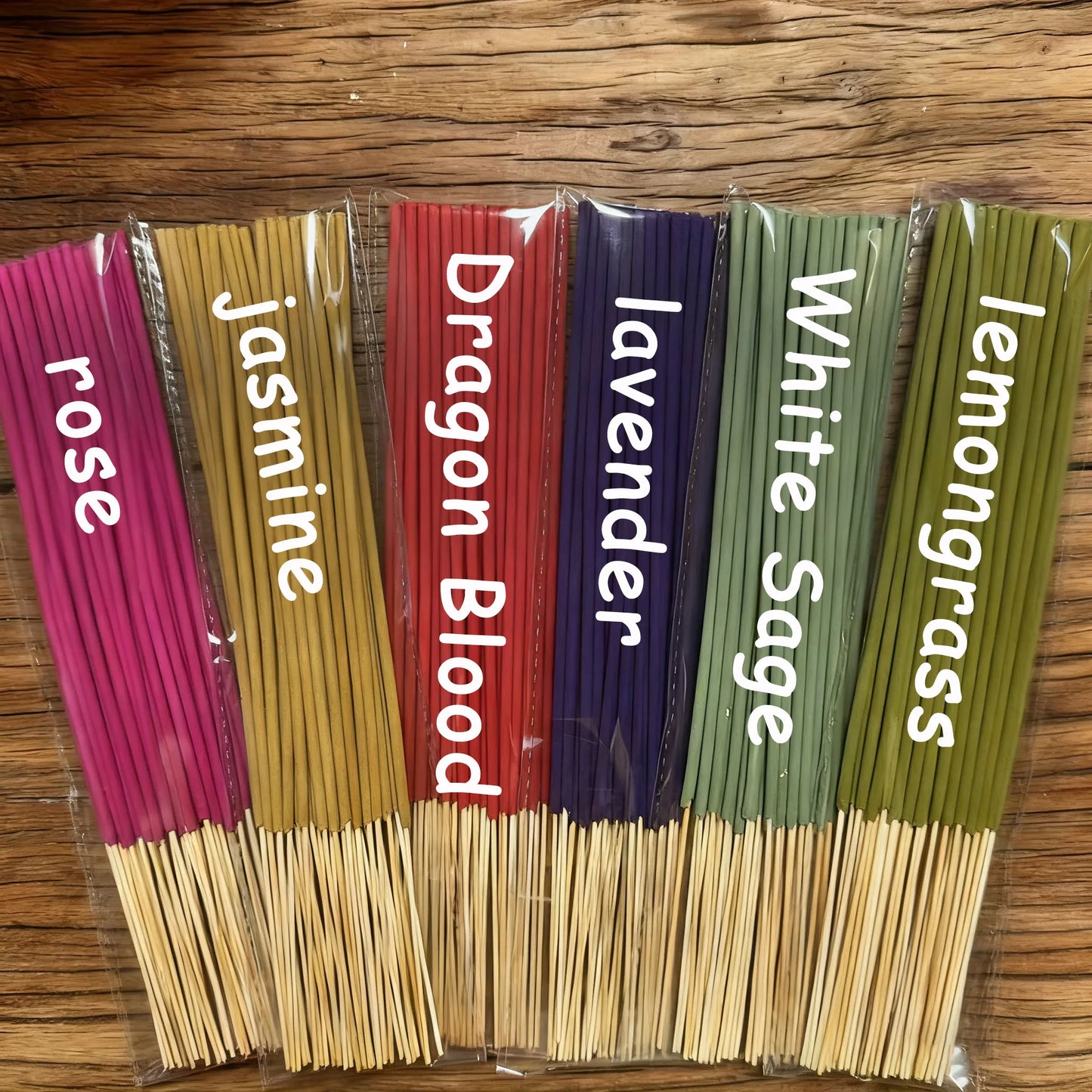 6 Sets of Approximately 126 High-Quality Incense Sticks - Including