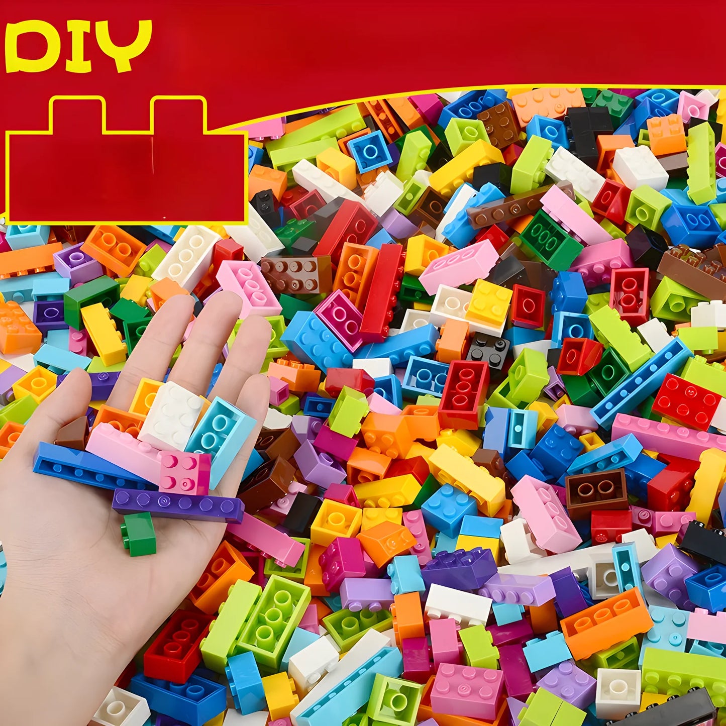 300/500/1000 DIY creative building blocks bulk set Urban Classic
