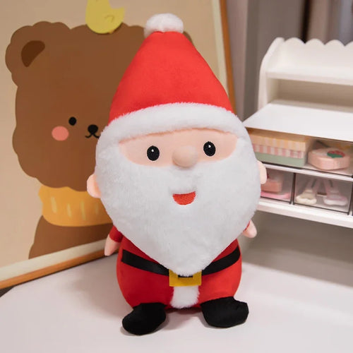 Cute Santa Claus & Elk Snowman Gingerbread Man Plush Toys Stuffed