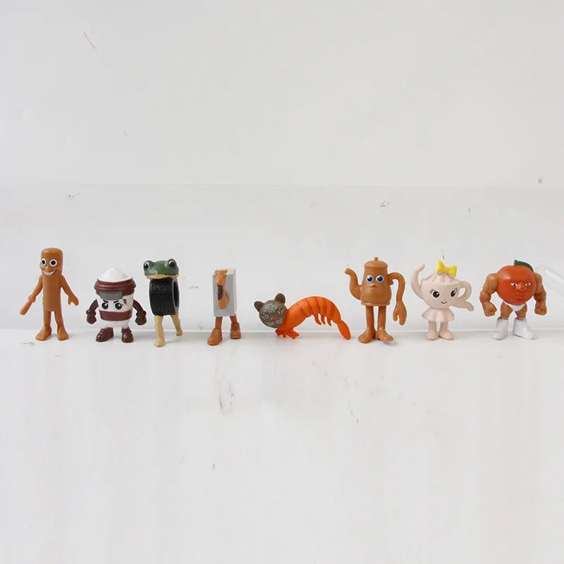 24PCS Funny Mini Figures Italian Brainrot Set Tung Tung Tung Sahur