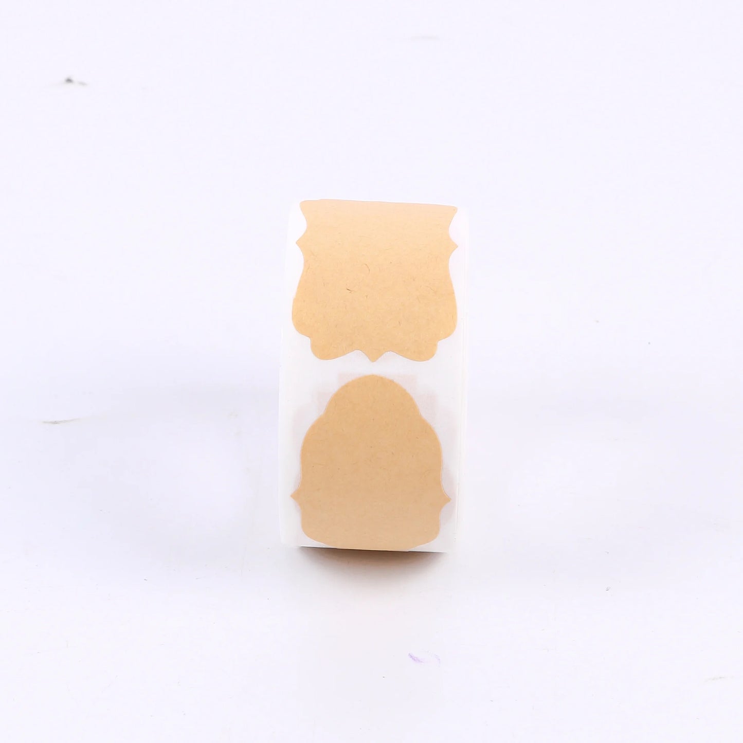 500pcs Rolled Gift Labels, Self-adhesive Paper Stickers For Cosmetics,