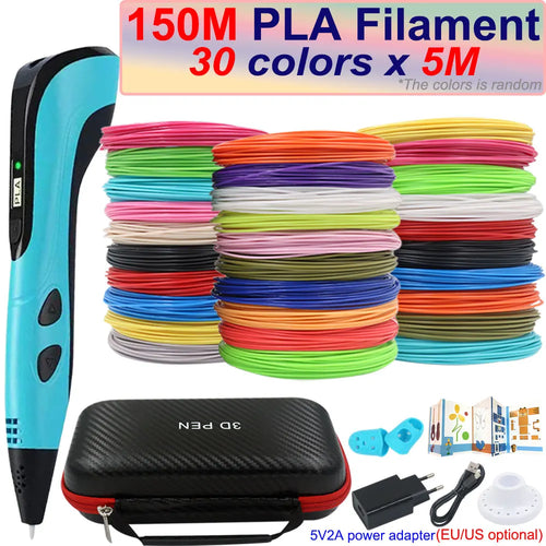 New Children's 3D Pen 3D Printing Pen with LCD Screen 200M PLA and