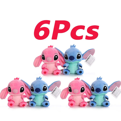 12cm 20cm 25cm Stitch Stuffed Plush Models Cartoon Stuffed Plush Dolls