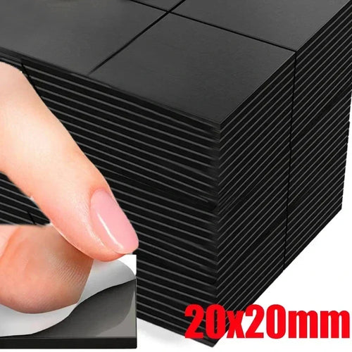 20/200pcs Round Magnet Sticky Magnetic Tape Black Magnets DIY Crafts