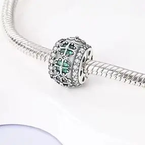 Fit Original Charms Beads 925 Sterling Silver Clip Charms Zircon