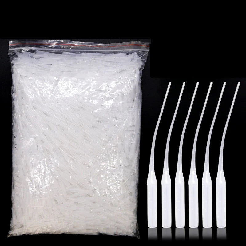50/100Pcs Glue Dropper Plastic Glue Bottle Tips Glue Extender
