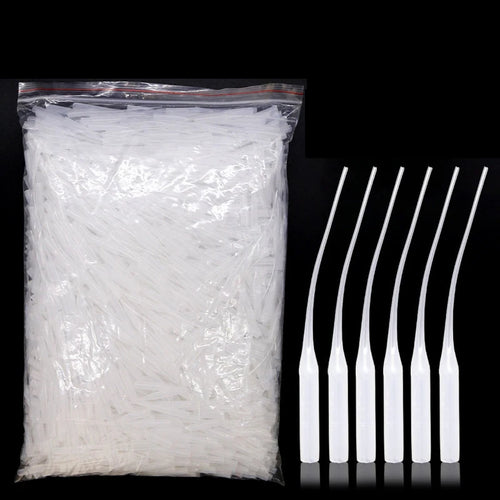 50/100Pcs Glue Dropper Plastic Glue Bottle Tips Glue Extender