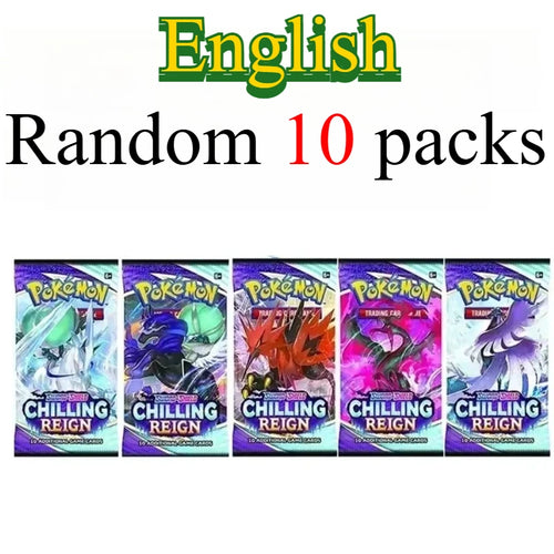 10 Pokémon Card Packs, Bright Stars,151 Prismatic Evolutions,PALDEAN