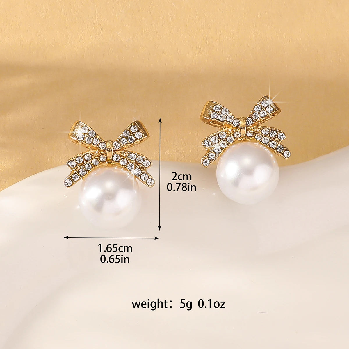 2 Pieces Of Women's Trendy Cross Studded Diamond Earrings For Outdoor