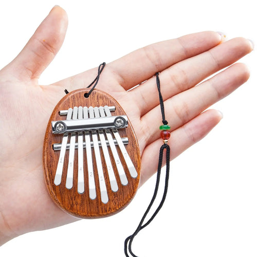 Mini Kalimba 8 Key Thumb Piano 1 Pack Water Drop Style Cute Instrument