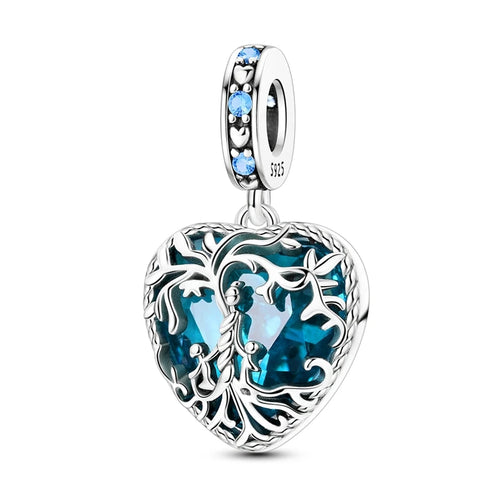 New 925 Sterling Silver Charms Beads Pendants Tree of Life Turtle Love
