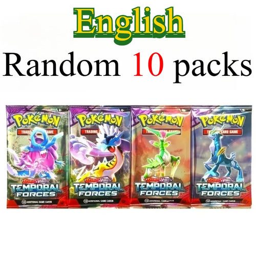 10 Pokémon Card Packs, Bright Stars,151 Prismatic Evolutions,PALDEAN