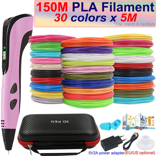 New Children's 3D Pen 3D Printing Pen with LCD Screen 200M PLA and