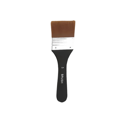 Paint Brush, Flat Bright Paint Brushes Craft Basecoating Paint Brushes