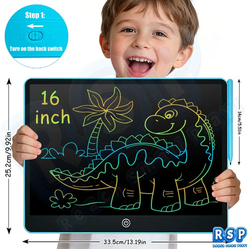 16/12/10.5/8.5Inch LCD Writing Tablet Color Drawing Board Doodle