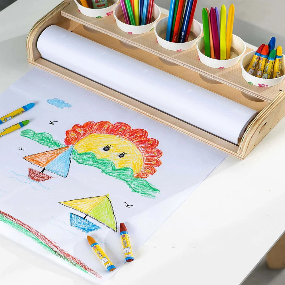 White Drawing Paper Roll 10m Art Paper Roll 44CM X 10M Painting