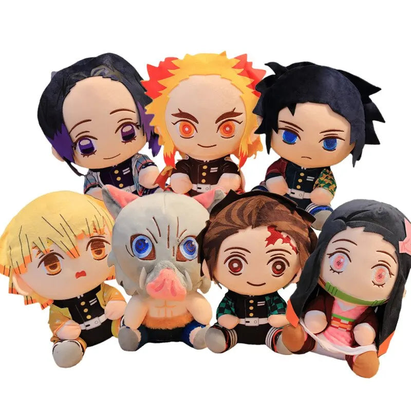 20cm Hot Japan Demon Slayer Plush Dolls Lovely Anime Kimetsu No Yaiba