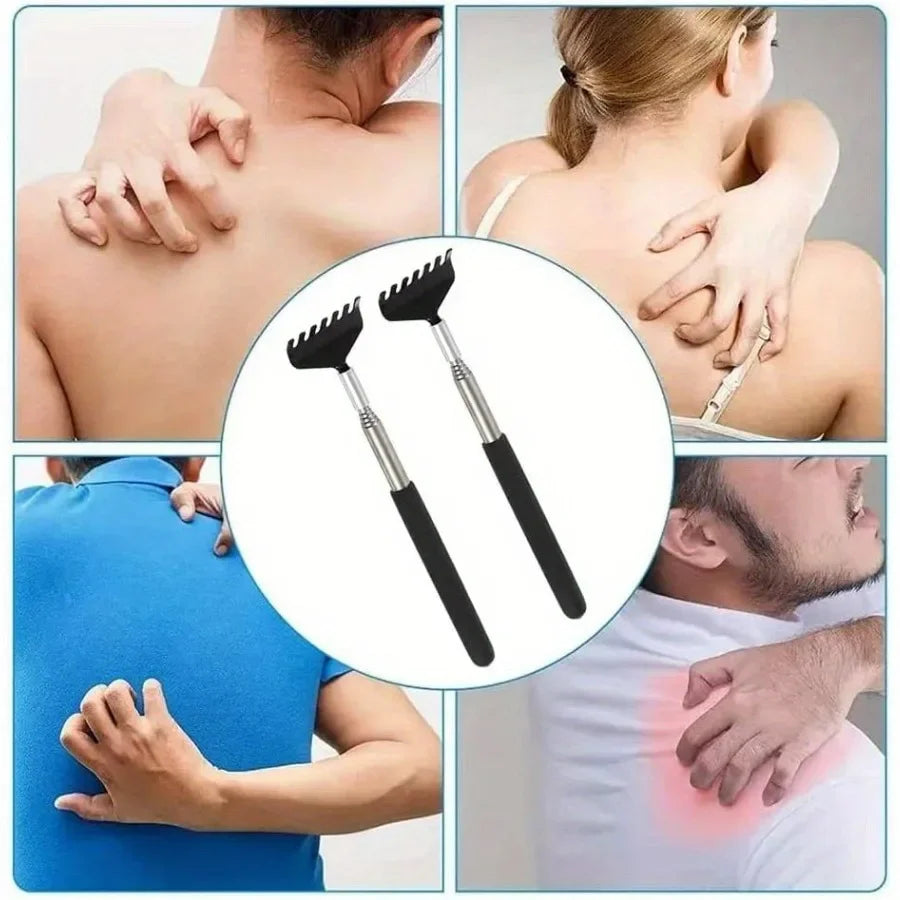 Portable Extendable Back Scratcher Stainless Steel Telescoping Back