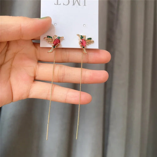 New Fashion Gold Color Leaf Earrings For Women Exquisite Mini Set