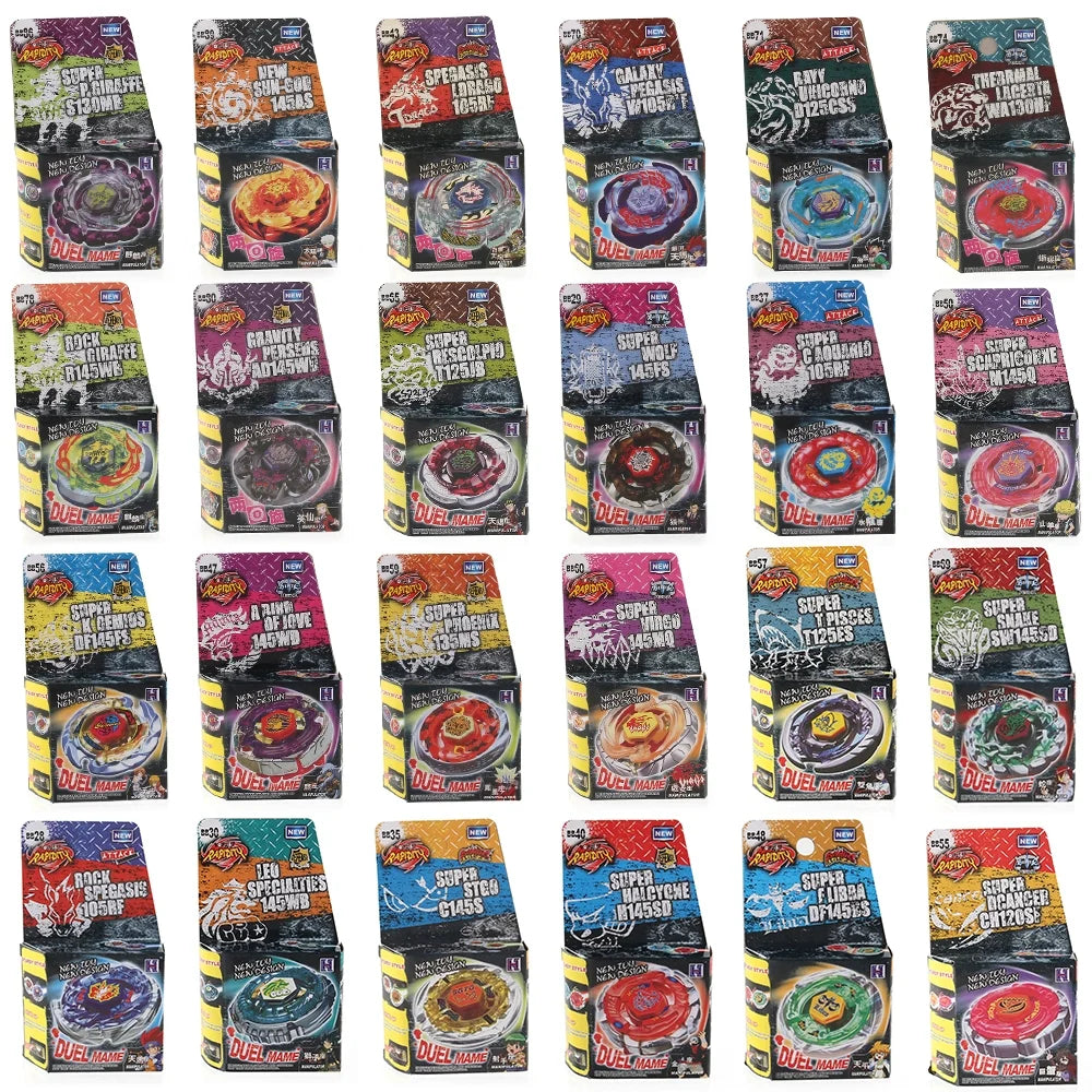 BB28 to BB114 Styles 4D Metal Fusion Spinning Top Battling Game Gift