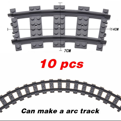NEW City Trains Flexible Tracks Soft Straight Curved Rails Switch